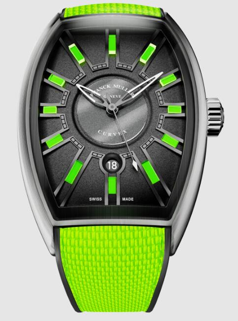 Review Franck Muller Curvex CX Flash CX 36 SC DT FLASH ACBR TTNRBR Green Replica Watch